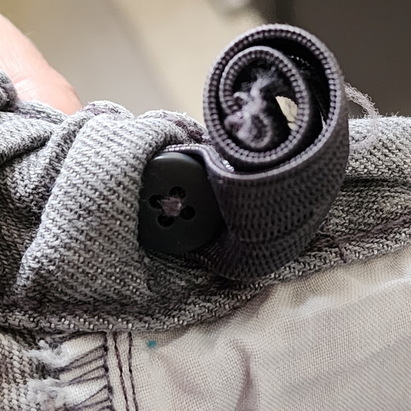 Cat and Jack gray elastic waist relaxed straight leg jeans Size 14 - Picture 6 of 8